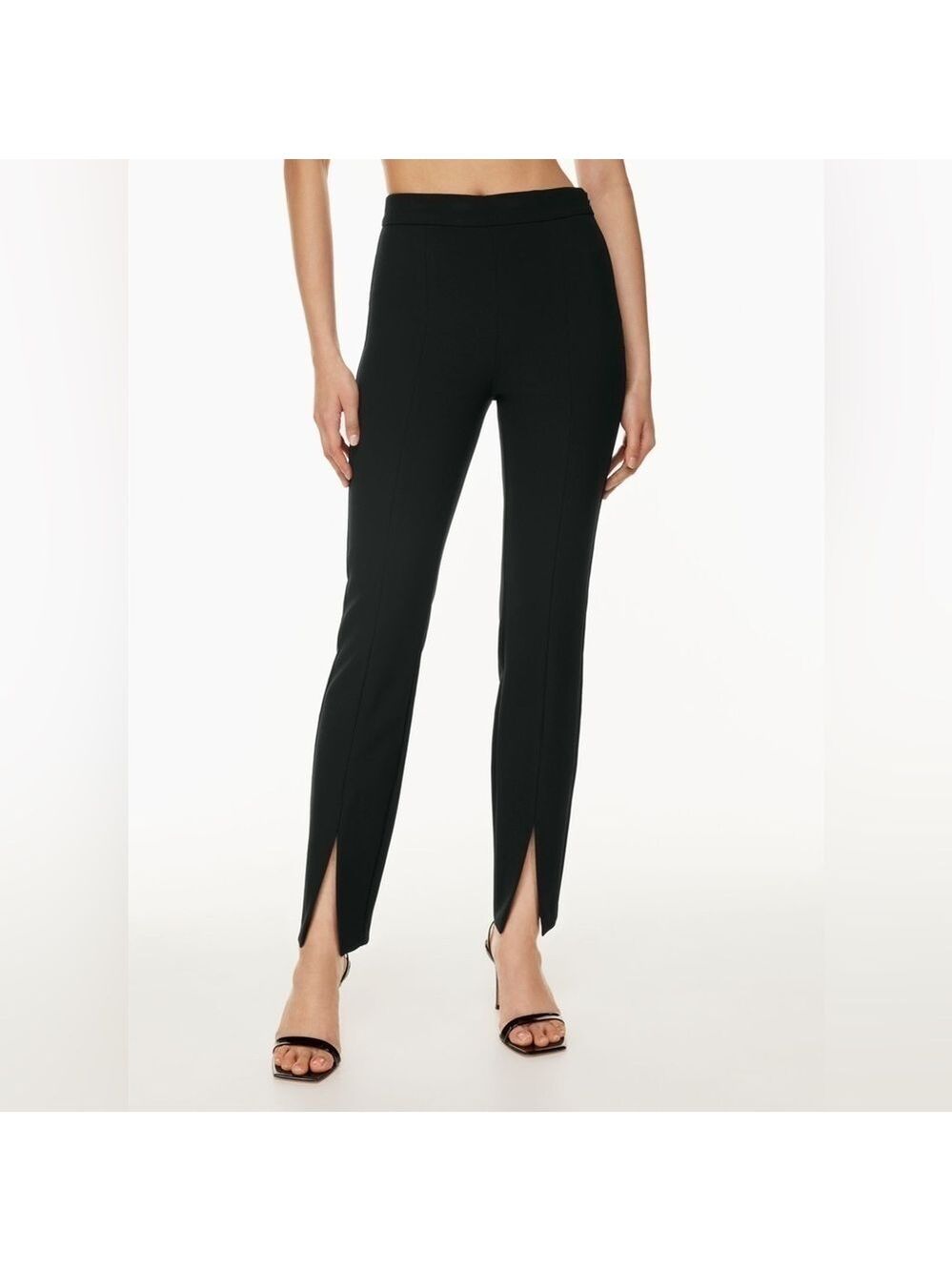 Zara Black Flare Leggings Pants Size S